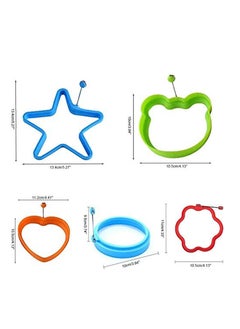 Y&D Egg Ring, Fried Mold, Separator, Silicone Non-Stick Shaper Ring with and Pancake Non Stick Cooking Tool, Kitchen Tools  - Image 2