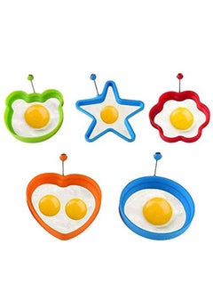 Y&D Egg Ring, Fried Mold, Separator, Silicone Non-Stick Shaper Ring with and Pancake Non Stick Cooking Tool, Kitchen Tools  - Image 1