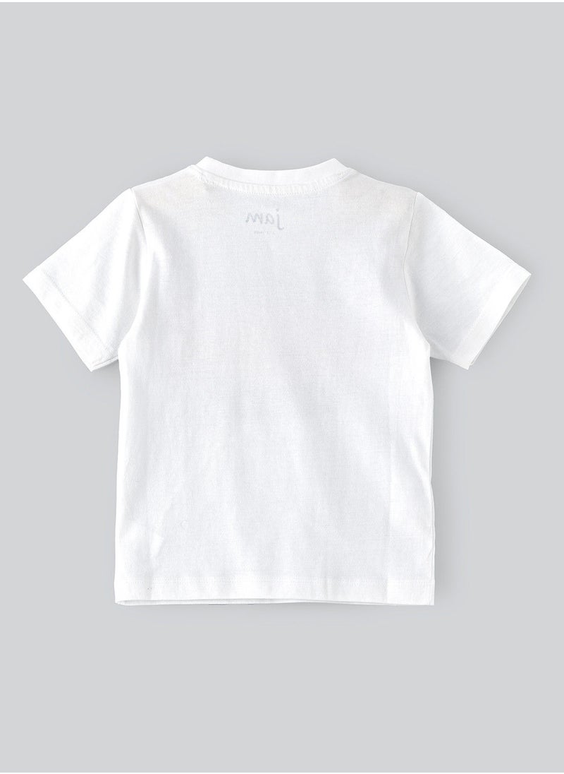 JAM - Basic round neck graphic t-shirt - Image 1