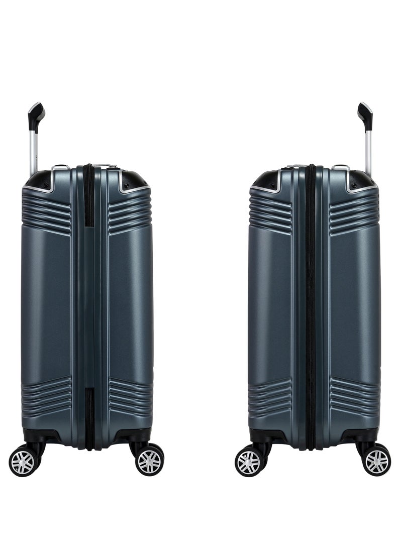 إيمينينت حقيبة سفر صلبة بعجلات مزدوجة هادئة وقفل   جرافيت - Image 3