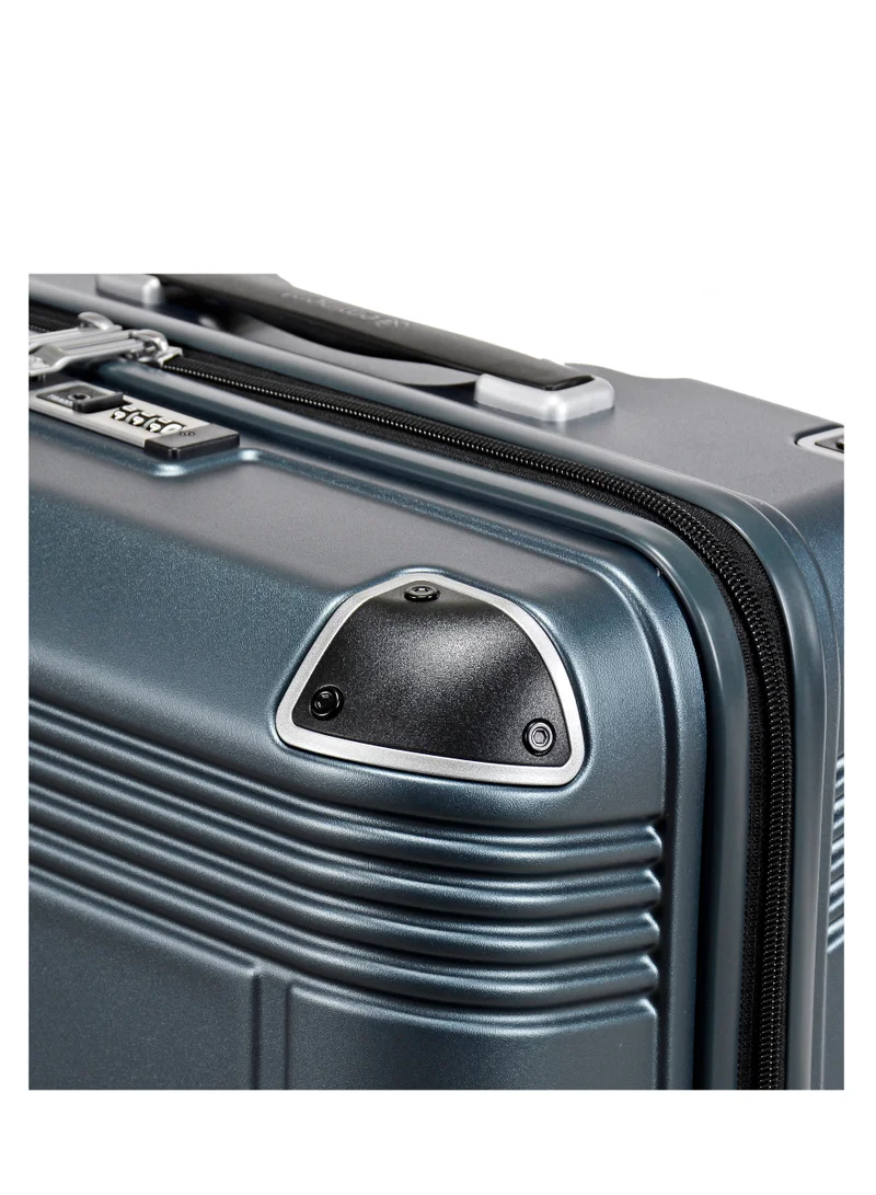 eminent Hard Case Travel Bag Cabin Luggage Trolley Polycarbonate Lightweight Suitcase 4 Quiet Double Spinner Wheels With Tsa Lock KK10 Graphite