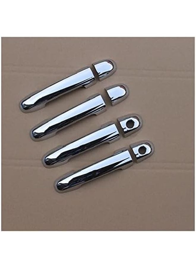 Exterior Door Handle Cover Trim For Hyundai Elantra 2007 2010 Chrome Car Accessories 1 Keyhole - Image 5