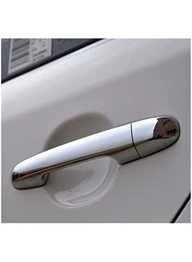 Exterior Door Handle Cover Trim For Hyundai Elantra 2007 2010 Chrome Car Accessories 1 Keyhole - Image 4