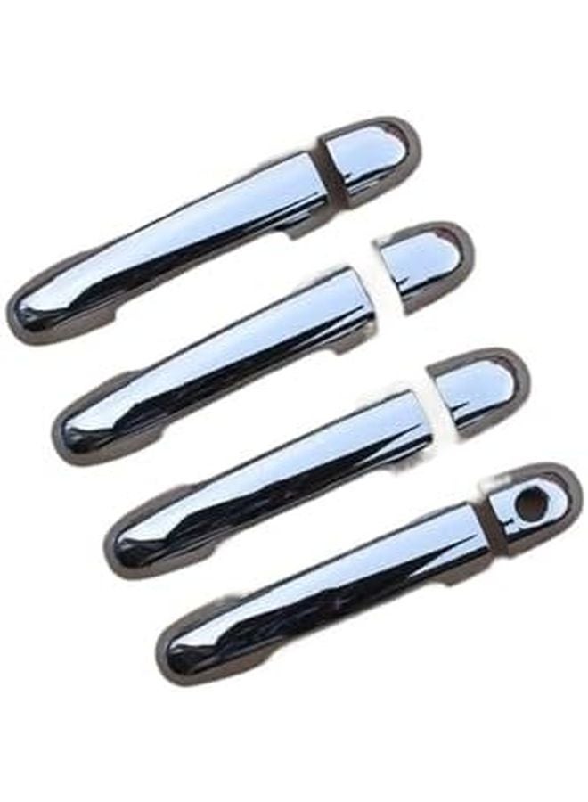 Exterior Door Handle Cover Trim For Hyundai Elantra 2007 2010 Chrome Car Accessories 1 Keyhole - Image 1