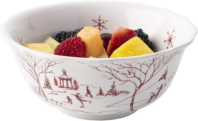 Juliska Country Estate Winter Frolic Ruby CerealIce Cream Bowl - Image 5