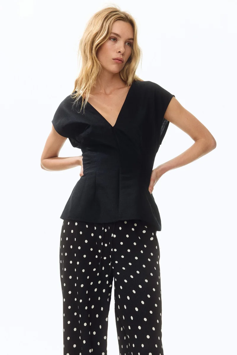 H&M Wide pull-on trousers