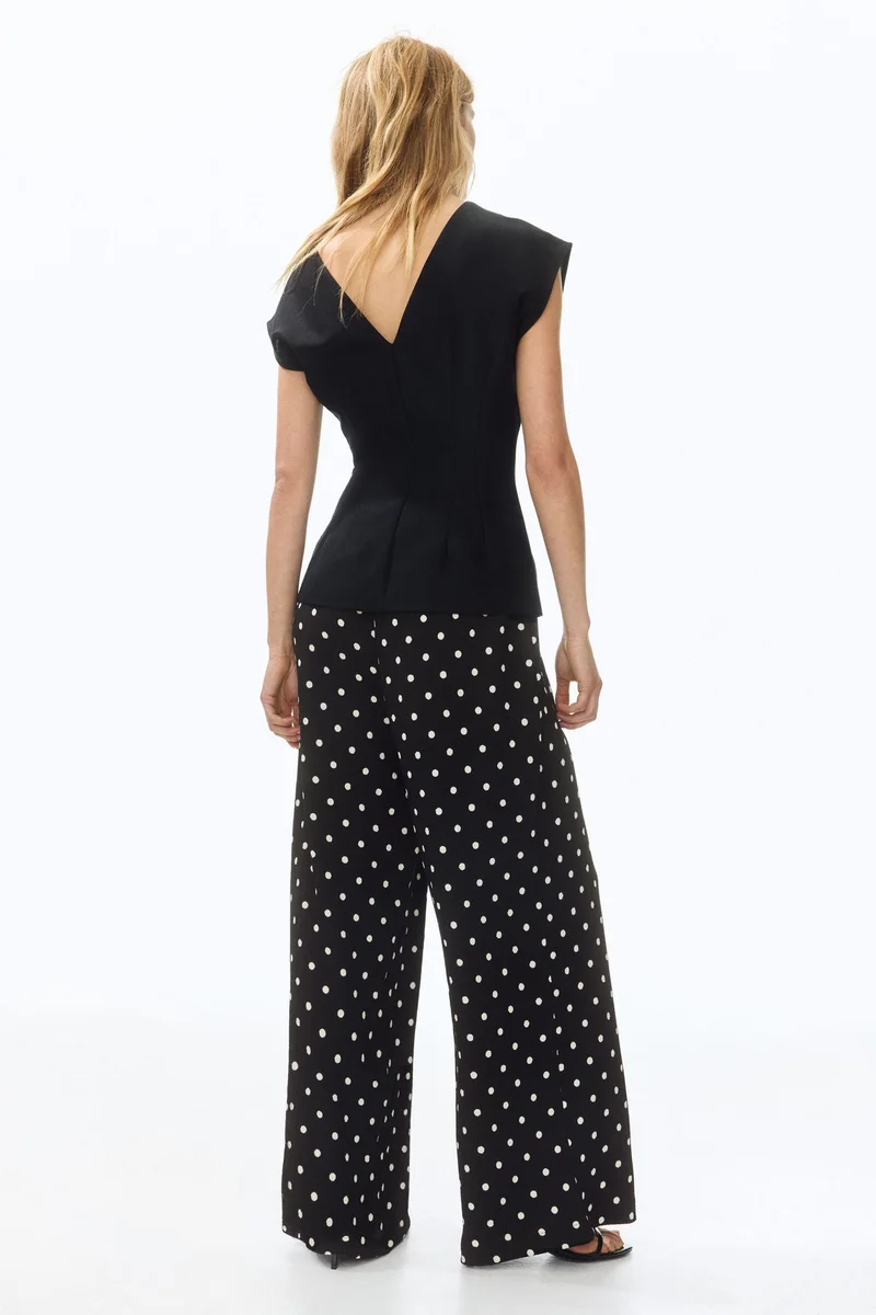 H&M  Wide pull-on trousers for Women | Best Price UAE