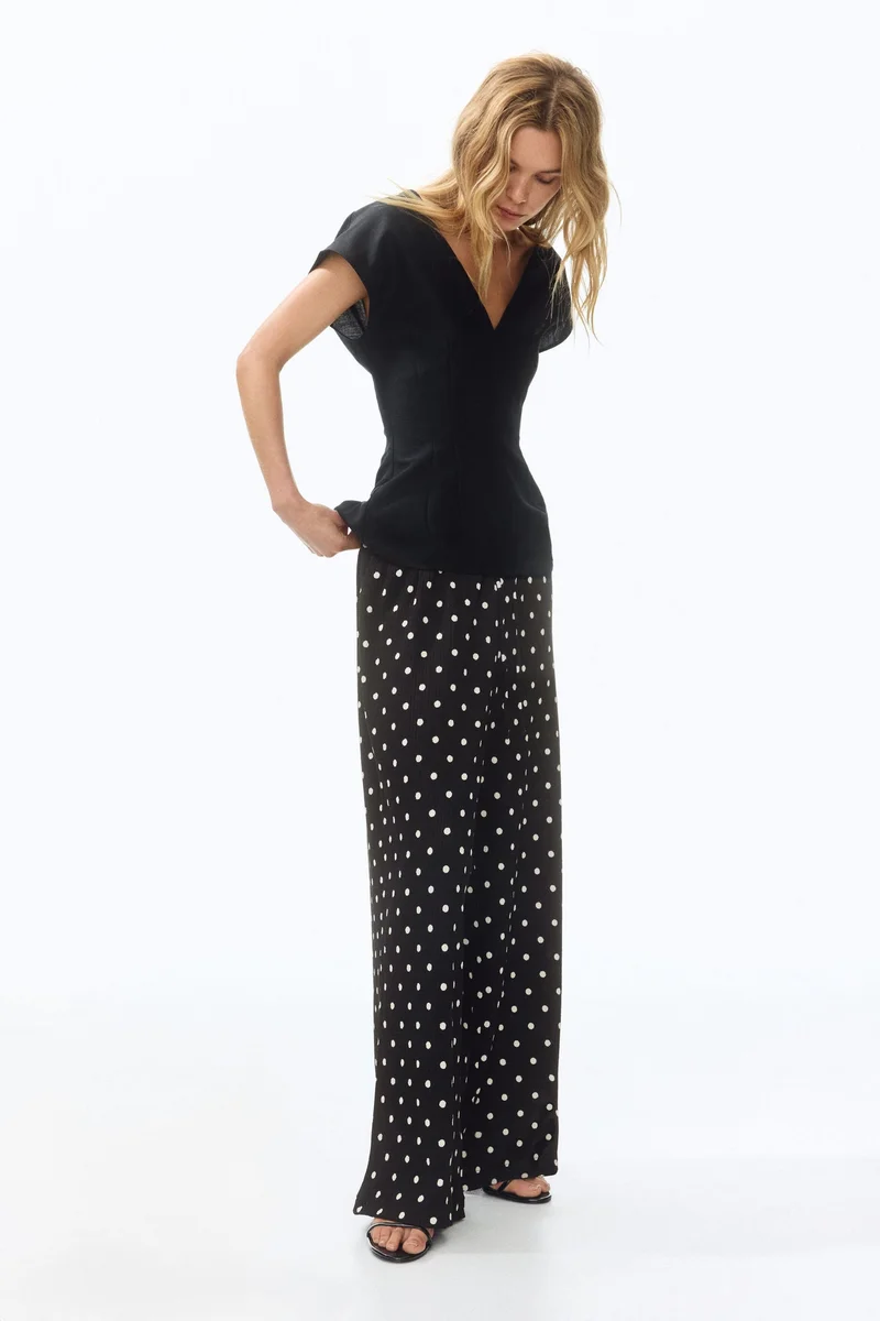 H&M Wide pull-on trousers