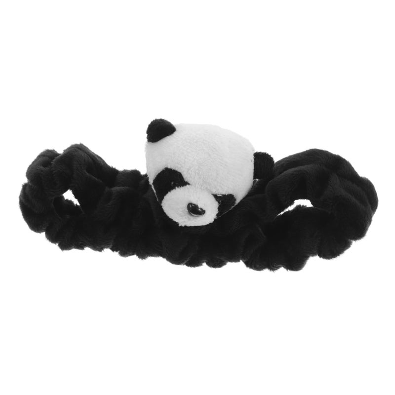 Cute Panda Rearview Mirror Covers Furry Protector Cozy Car Interior Accessories - Image 2