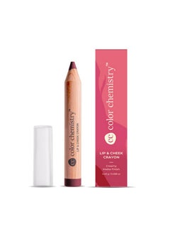 Color Chemistry Color Chemistry Lip and Cheek Crayon Raisin LC07, 2.49 g | Vegan, Ultra-Matte Finish, Non-Drying & Long-Lasting | Creamy, Hydrating Formula in 16 Shades for All Skin Tones | Multi-Use for Lips & Cheeks  - Image 1