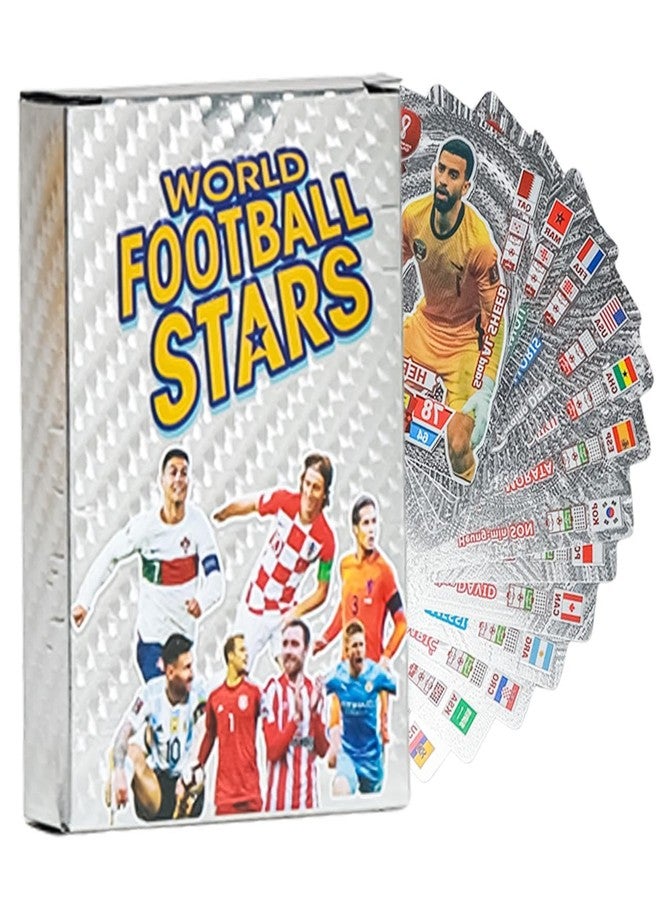 PN AVAN Football Card Set Waterproof Plastic Card 55 Silver Card (Silver Colour) - Image 1
