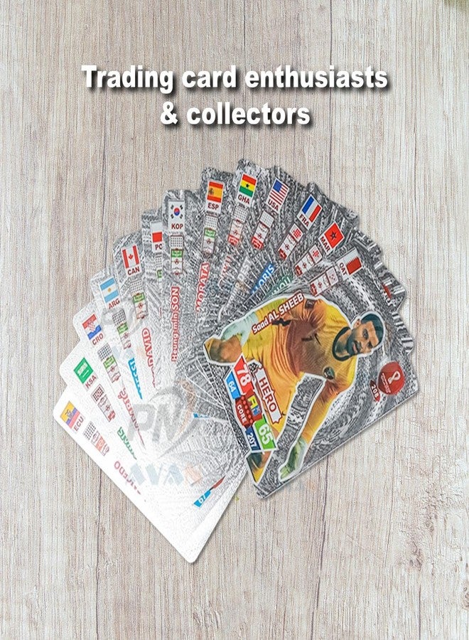 PN AVAN Football Card Set Waterproof Plastic Card 55 Silver Card (Silver Colour) - Image 2