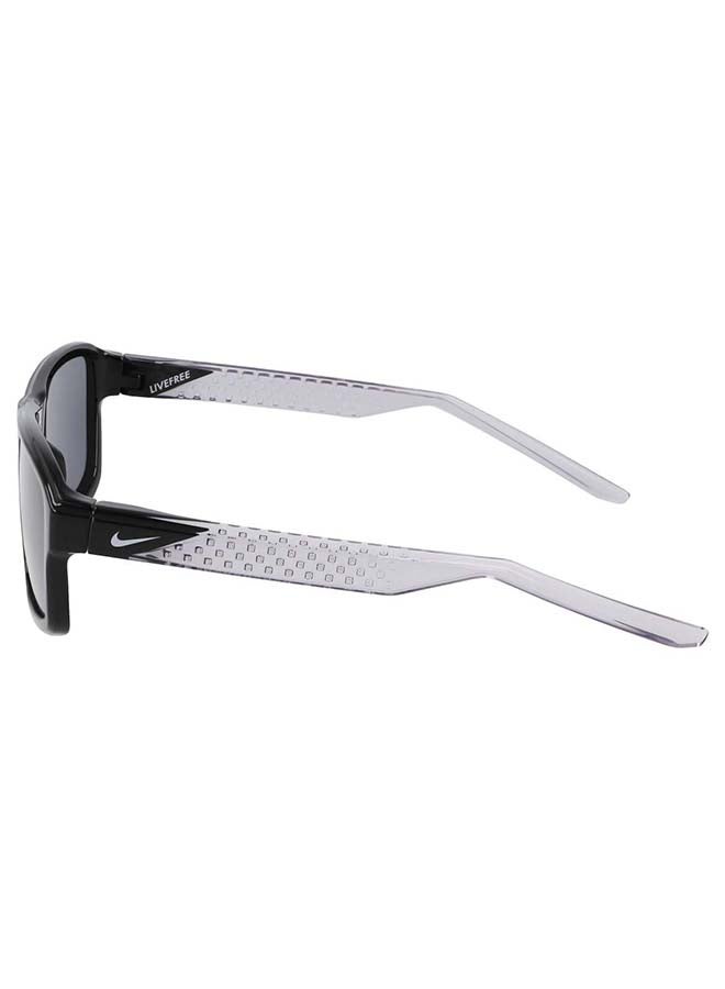 نايكي EV24044 010 56 نظارة شمسية مستطيلة للجنسين - أسود - Image 2