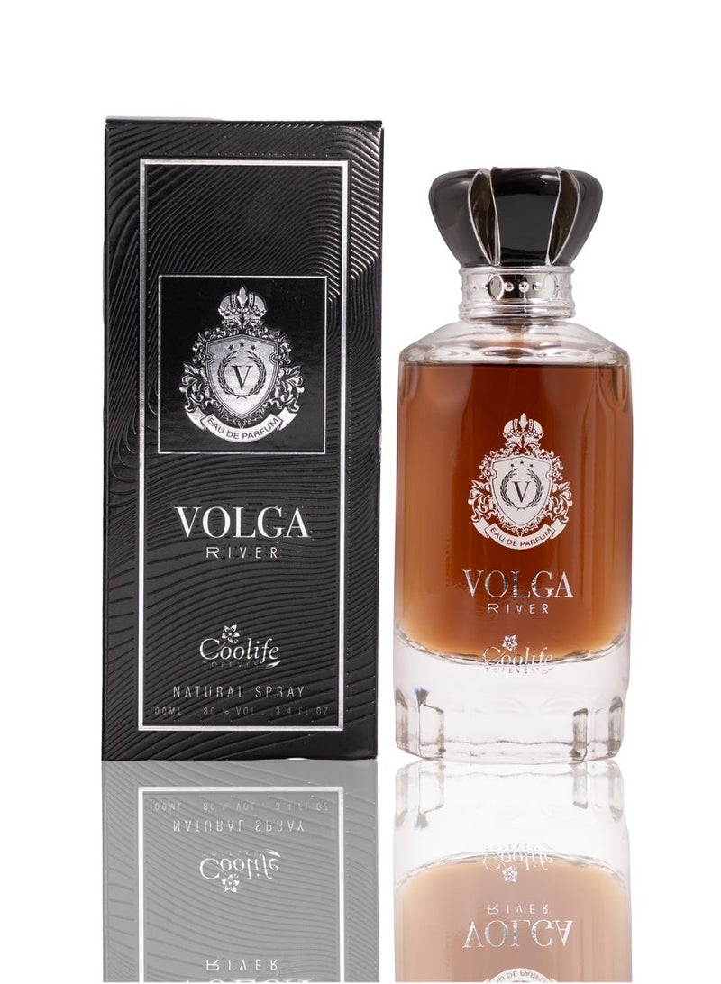 Coolife, Volga River Black, Eau De Parfum, Men, Long Lasting,100ML - Image 5