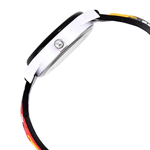 SWADESI STUFF Silicone Analog White Dial Boys' & Girls' Watch Best Gift for Kids (Black) (Black) - Image 3