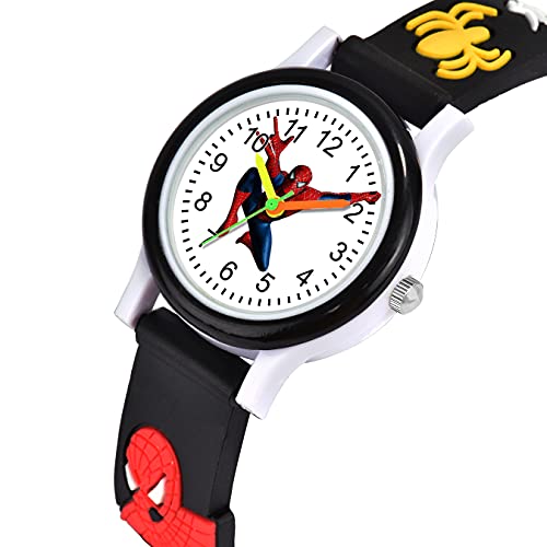 SWADESI STUFF Silicone Analog White Dial Boys' & Girls' Watch Best Gift for Kids (Black) (Black) - Image 2