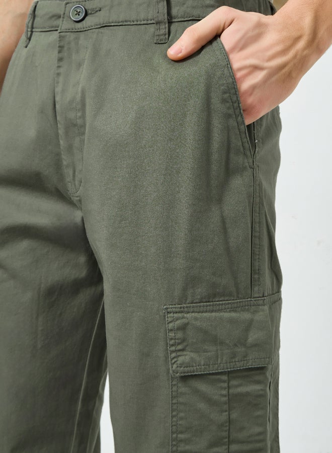 Styli Men Cotton Relaxed Fit Cargo Pants - Image 4