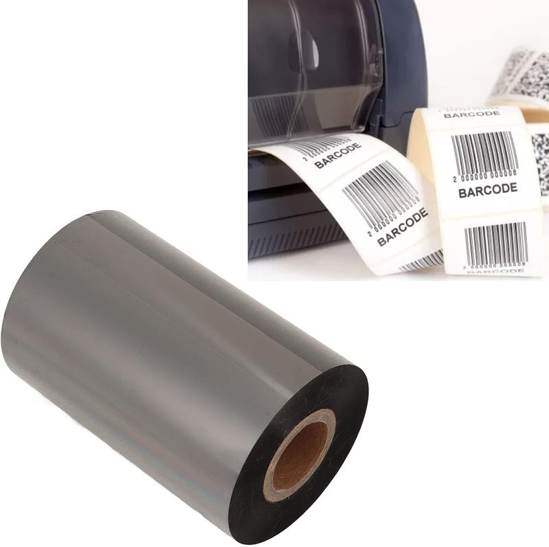 Black Thermal Transfer Ribbon Label Printing Antistatic Wax Barcode Ribbon for Industrial Printer - Image 2