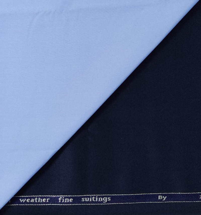 Raymond Fabrics Makers Men'S Unstitched Poly Cotton Solid Shirt And Trouser Fabric Set- Gift Pack (Multicolour_Free Size) - Image 3
