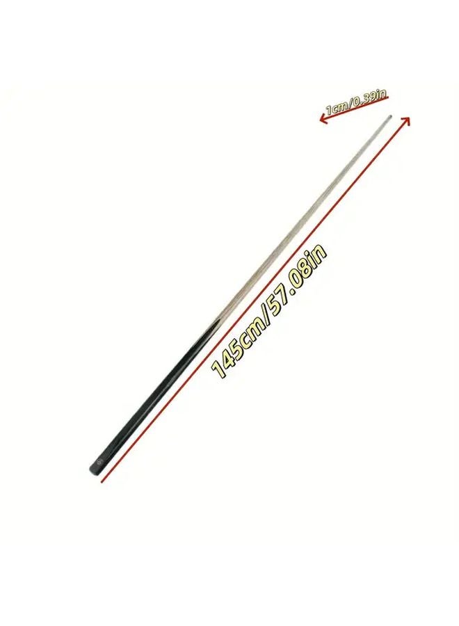 مجموعة عصي البلياردو الكلاسيكية السوداء والبنية ذات السطح المُقسم لغرفة ألعاب البلياردو - Image 4