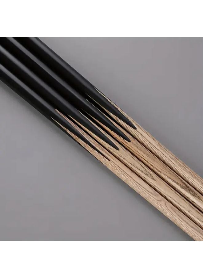 مجموعة عصي البلياردو الكلاسيكية السوداء والبنية ذات السطح المُقسم لغرفة ألعاب البلياردو - Image 3