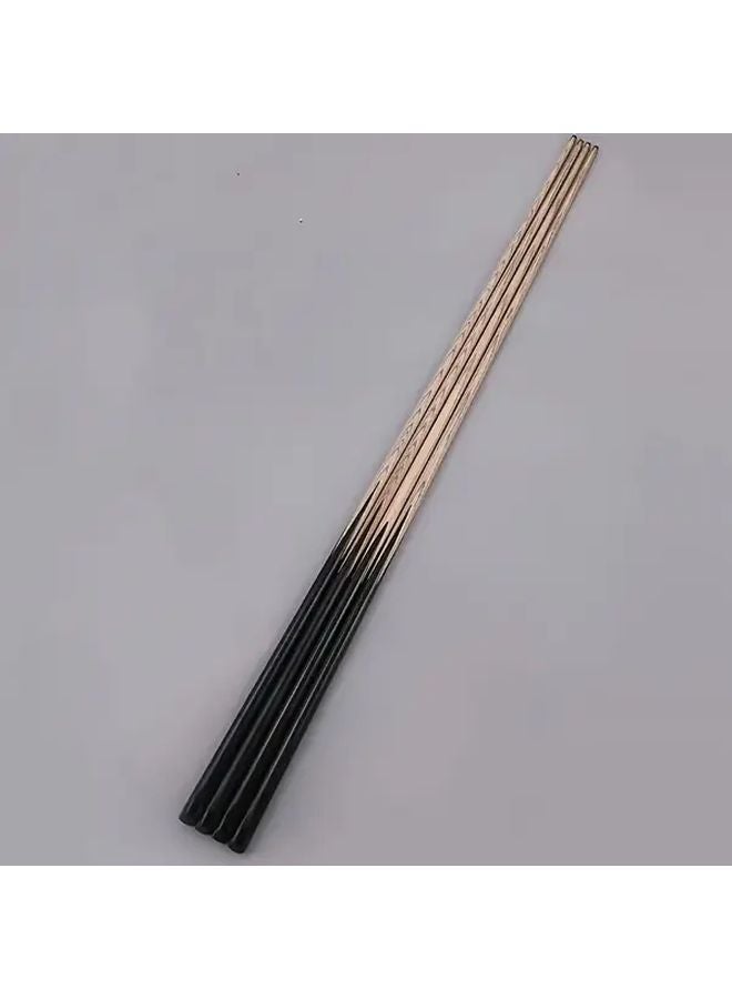 مجموعة عصي البلياردو الكلاسيكية السوداء والبنية ذات السطح المُقسم لغرفة ألعاب البلياردو - Image 2