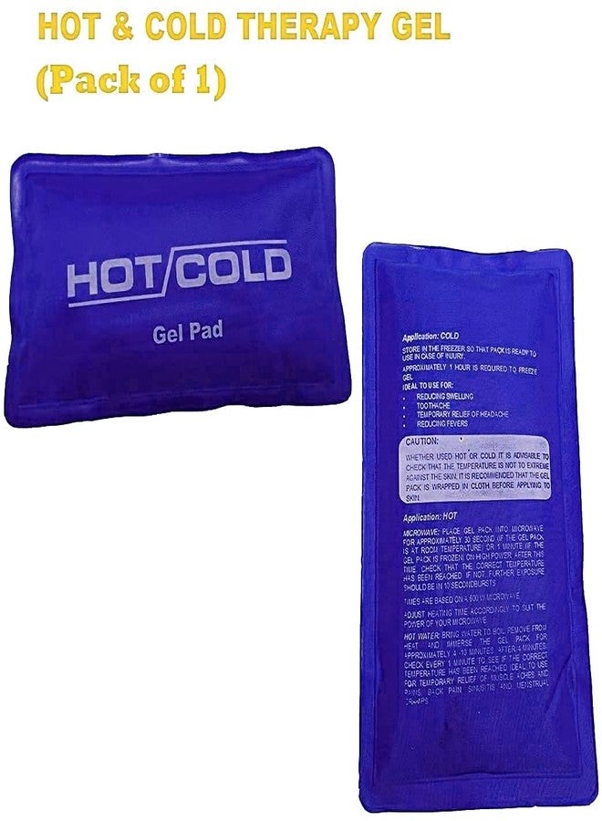 ديباير عبوة جل قابلة لإعادة الاستخدام ساخنة وباردة من ديبري، ووسادة قابلة للتسخين في الميكروويف لتخفيف الألم (أزرق داكن، عبوة من قطعة واحدة) - Image 3