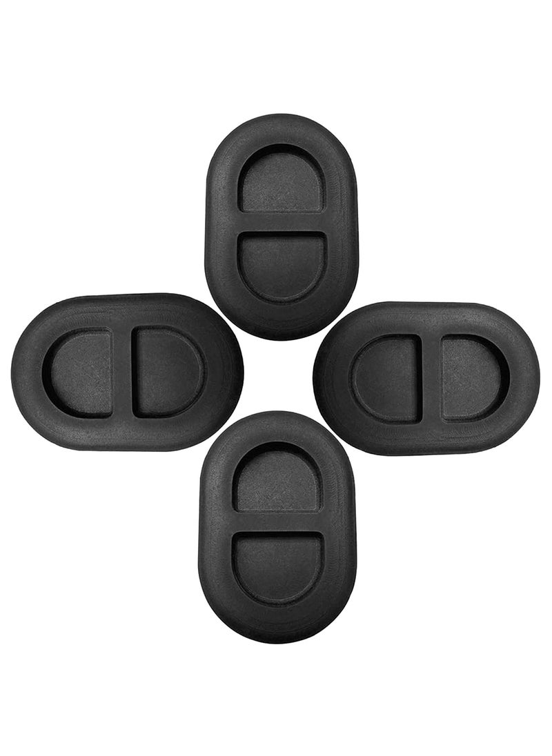 ROMASO 4Pcs Floor Drain Plugs for Jeep WranglerFloor Rubber Hole Cover for Jeep Wrangler JK JL 2014current and for Gladiator JT 2020currentReplacement Number 68194821AA 