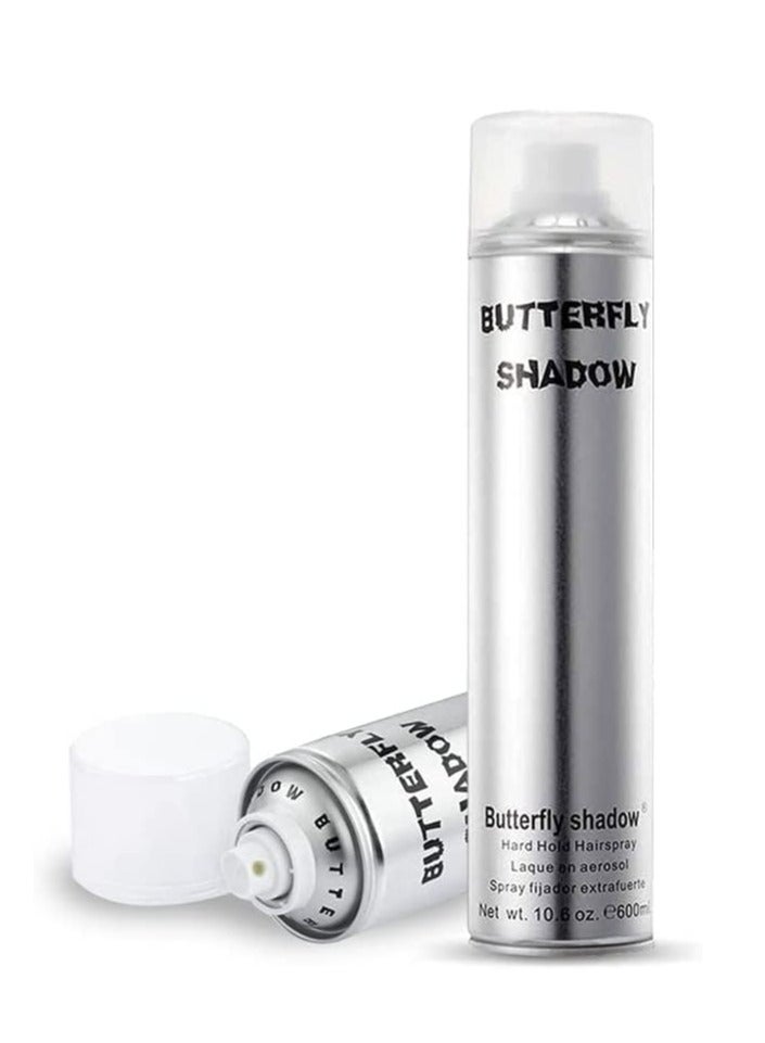 سبراي مثبت للشعر Butterfly Shadow 600 مل سبراي مثبت قوي لتصفيف الشعر