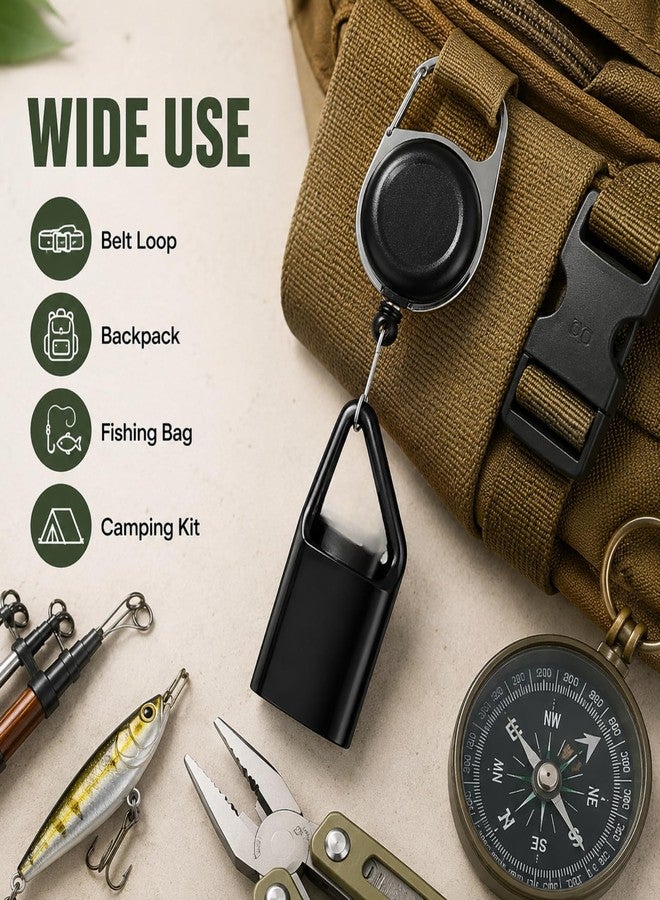 Kryoflare Pants Lighter Clip Retractable Leash, Anti Lost Lighter Holder, for Fishing, Hiking and Camping Gear, Keychain Belt Accessories Protective Cover for House Supplies - Image 3