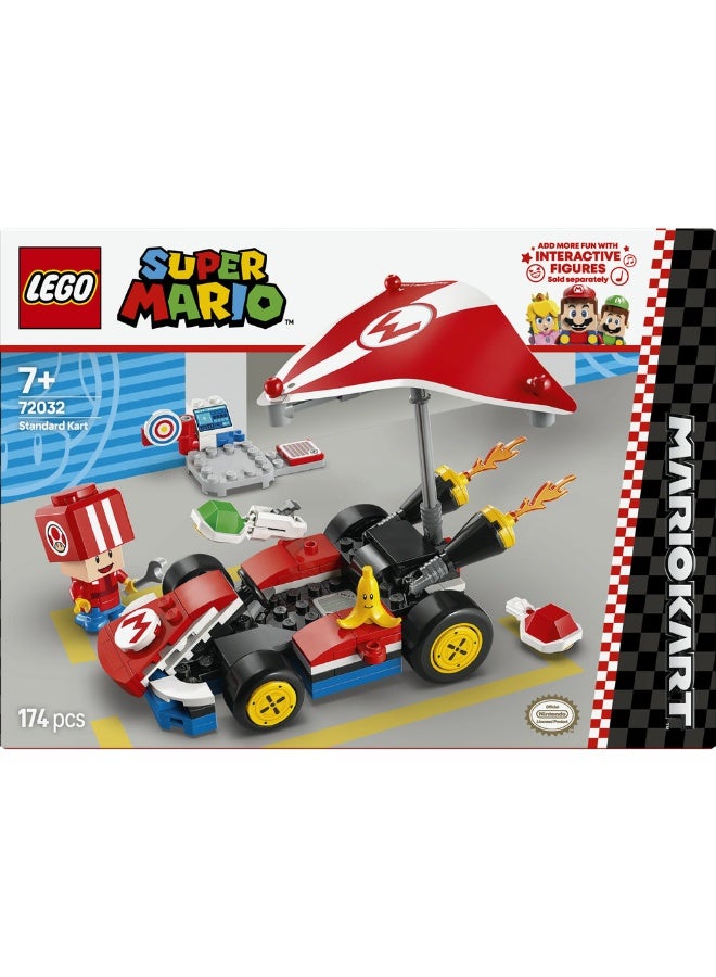 ليغو LEGO® Super Mario™: Mario Kart™ – Standard Kart، مجموعة لعبة السيارة، هدية Nintendo®‎‏ 72032 - Image 2