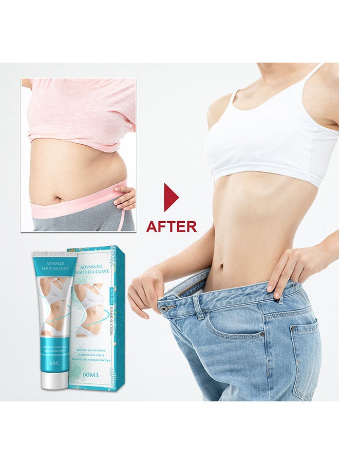 Jaysuing - Weight Loss For Women Hot Cream Belly Fat Burner Fat Burning Cream For Stomach Legs Abdomen Arms Cellulite Sweat Cream Slimming And Firming Body 60ml - Image 1