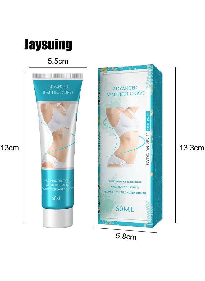 Jaysuing - Weight Loss For Women Hot Cream Belly Fat Burner Fat Burning Cream For Stomach Legs Abdomen Arms Cellulite Sweat Cream Slimming And Firming Body 60ml - Image 1