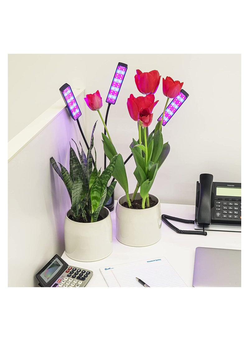 24” Indoor Plant Growing Lamp with 8 Brightness Settings, 3 Light Modes Including Full Spectrum UV Light