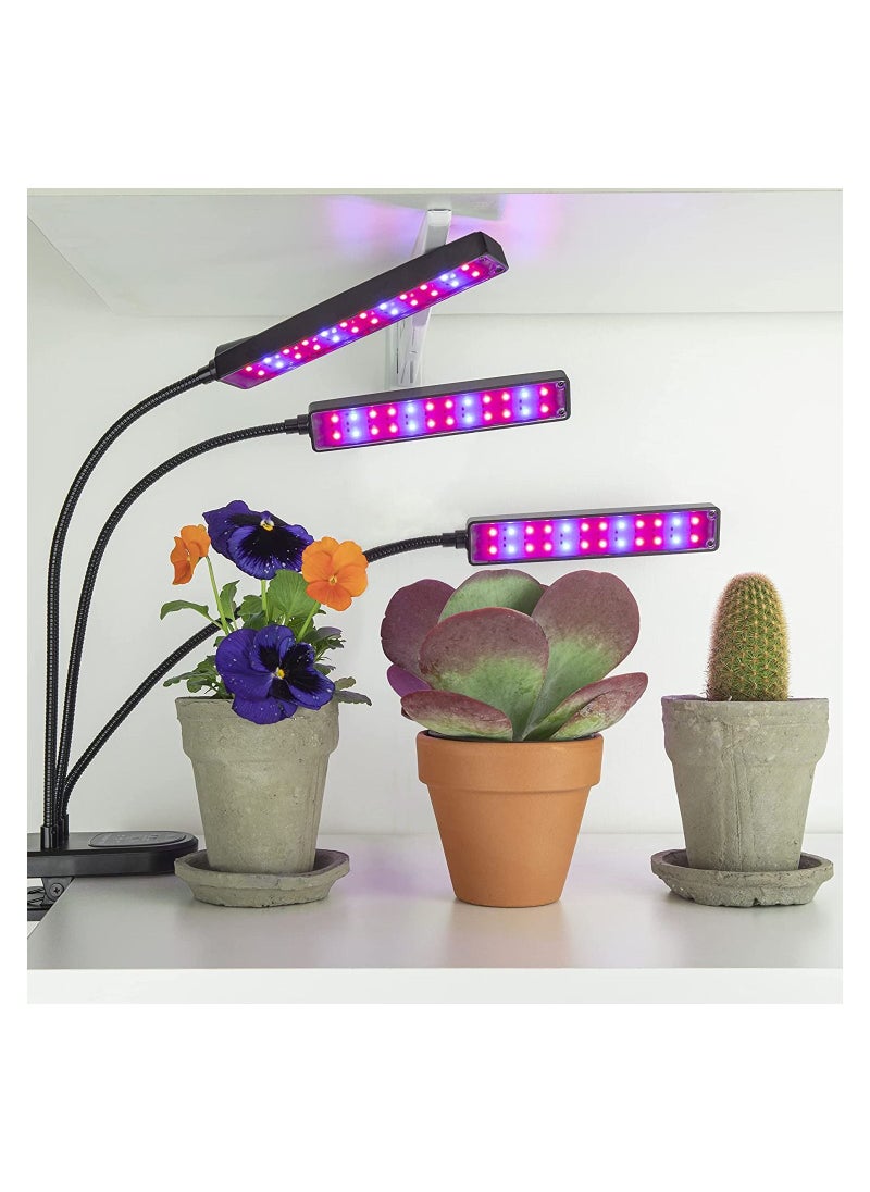 24” Indoor Plant Growing Lamp with 8 Brightness Settings, 3 Light Modes Including Full Spectrum UV Light