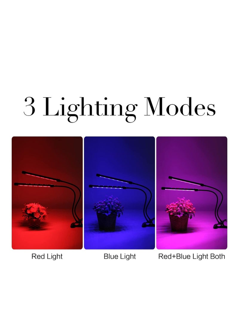 24” Indoor Plant Growing Lamp with 8 Brightness Settings, 3 Light Modes Including Full Spectrum UV Light