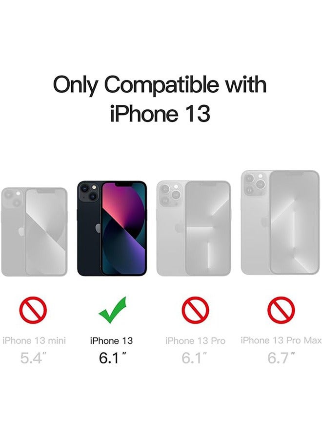 Case for iPhone 13 6.1-Inch, Frosted Translucent Back Protective Slim Phone Cover, Anti-Fingerprints, Anti-Fall Drop Protection, TPU High Quality Material Shockproof Case (Black) - Image 4