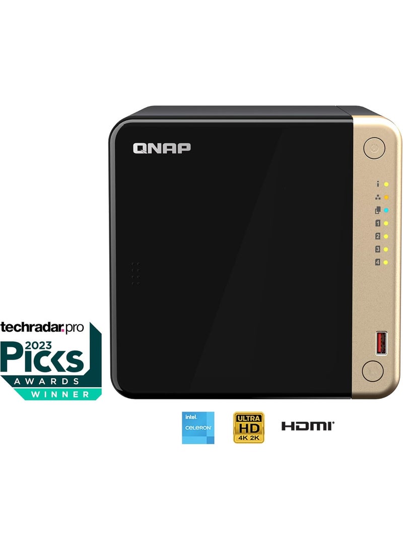 QNAP TS-464-8G-US 4 Bay High-Performance Desktop NAS - Image 2