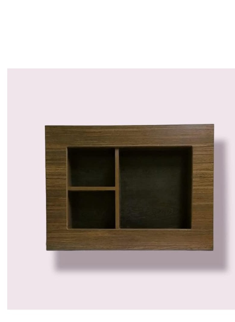 Generic Wooden Air Conditioner Cover, Stylish Window Air Conditioner Cover with Thermal Insulation, 18mm Thick Durable Wooden Structure Air Conditioner Cover  - Image 3