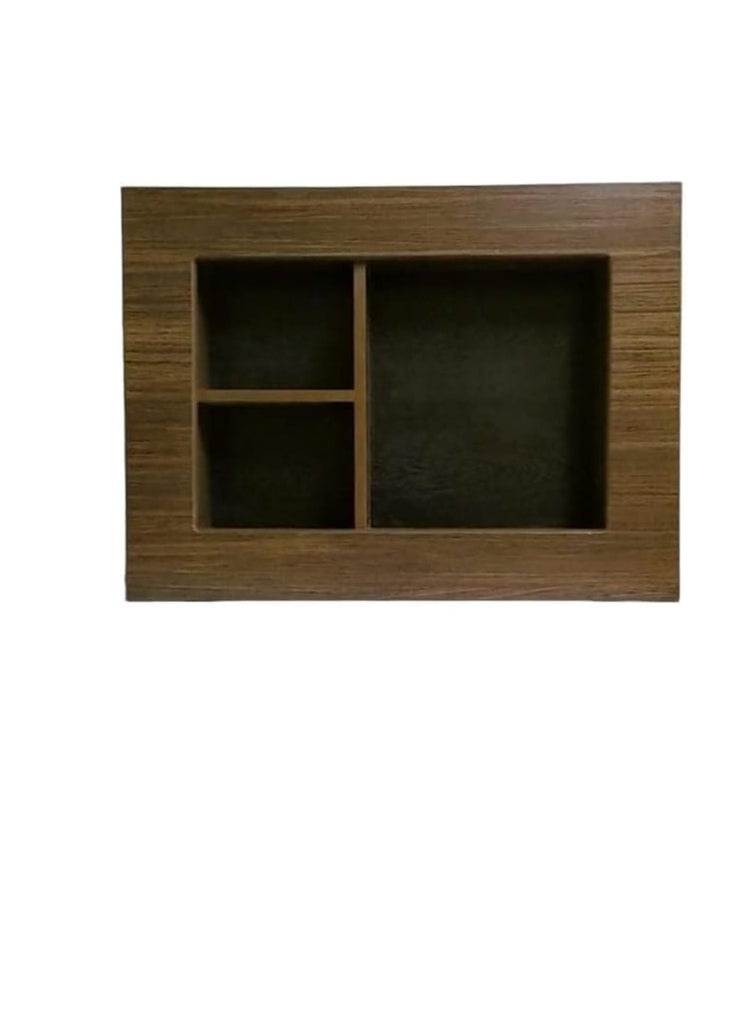 Generic Wooden Air Conditioner Cover, Stylish Window Air Conditioner Cover with Thermal Insulation, 18mm Thick Durable Wooden Structure Air Conditioner Cover  - Image 2