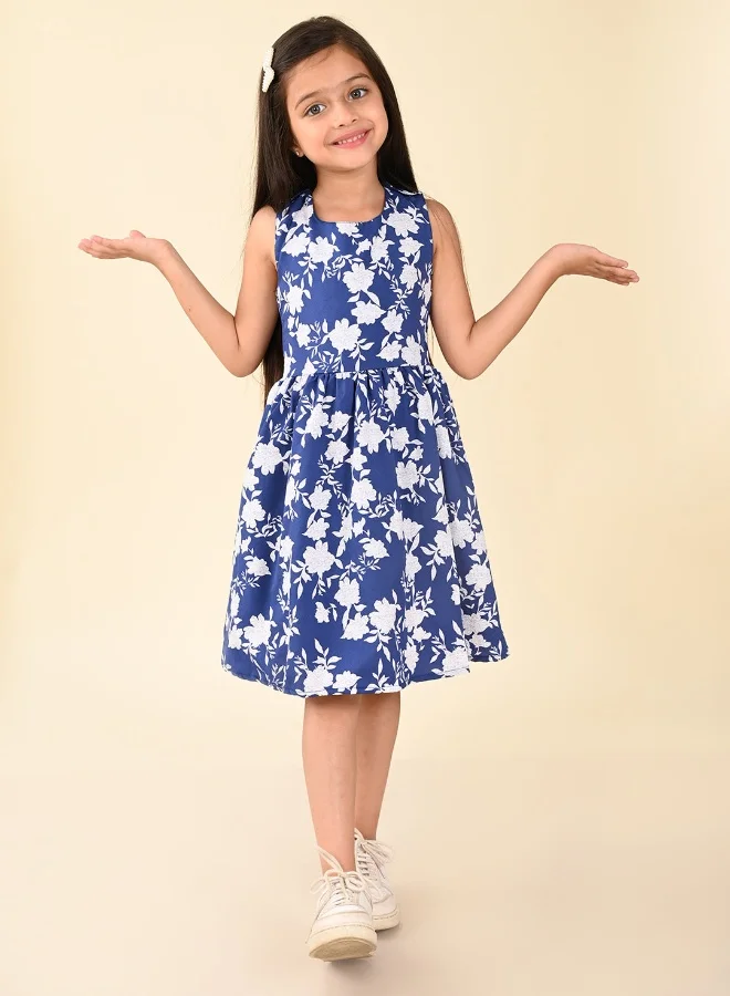 ليل بيكس فستان بدون أكمام بنقشة الزهور