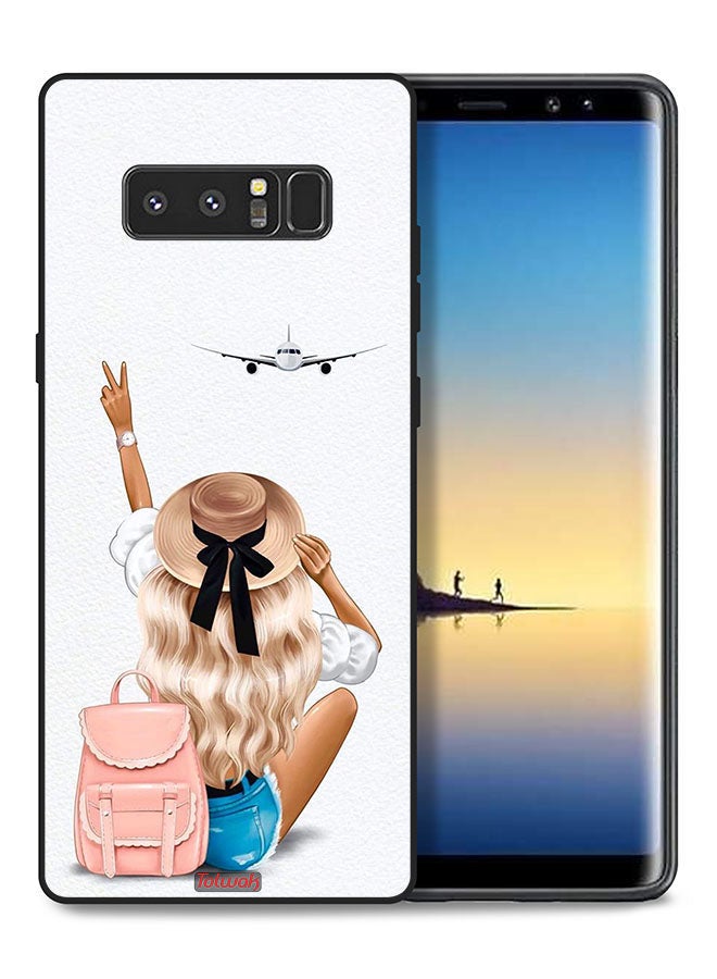 Tolwak Samsung Galaxy Note 8 Protective Case Cover Girl Love Travel - Image 1