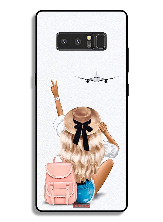 Tolwak Samsung Galaxy Note 8 Protective Case Cover Girl Love Travel - Image 2