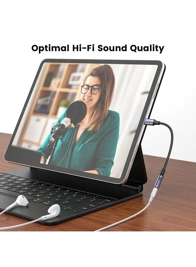 MOSWAG USB Type C to 3.5mm Female Headphone Jack Adapter, USB C to Aux Female Audio Dongle Cable Cord Compatible with iPhone 16 Pro 15 Pro Max, Samsung Galaxy S25 S24 Ultra, Note 20, iPad Pro, Pixel - Image 5