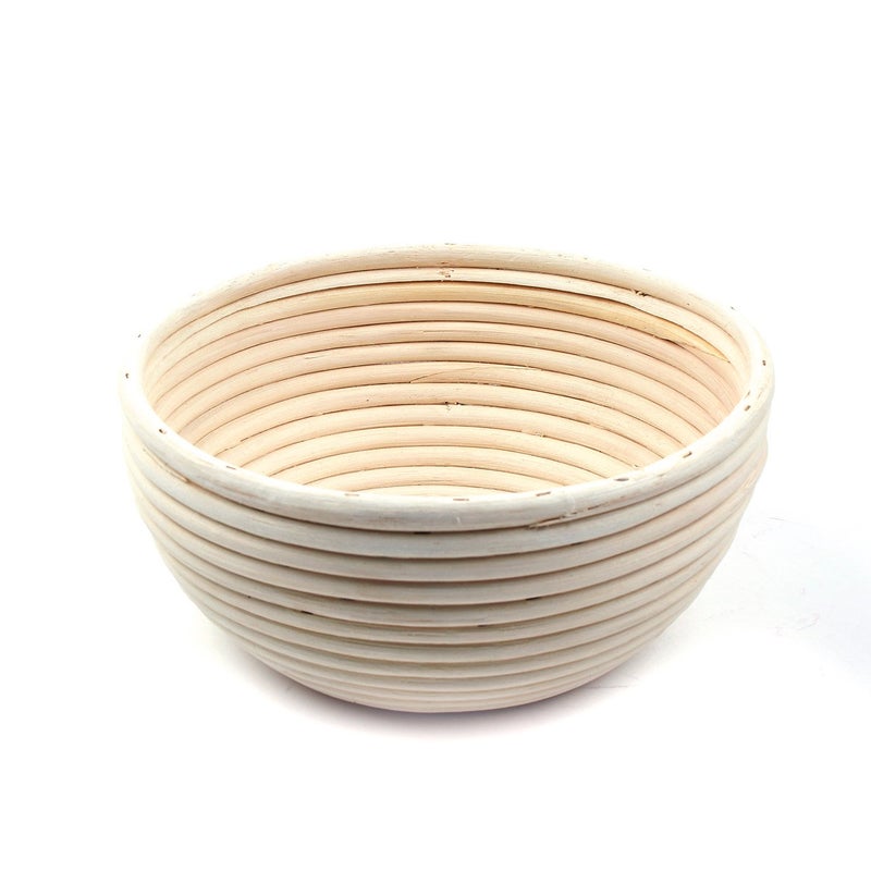 Vollum Vollum Banneton Bread Proofing Basket Sourdough Proofing Basket for Beginners  Professional Bakers Handwoven Rattan Cane Bread Maker for Artisan Breads 10 x 35 Inch 2Pound Round Brotform