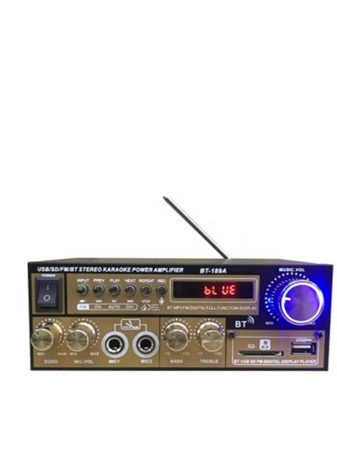 Generic Remote Control Audio Amplifier BT FM Radio Portable  600W 