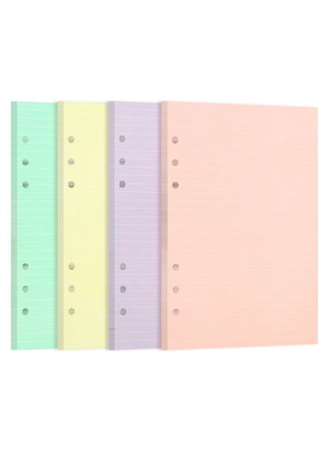 A5 Loose Leaf Paper, A5 Binder Planner Inserts Paper,160 Sheets (320 Pages) 6-Hole Notebook Refills for 6-Ring Refillable A5 Ring Binder Notebook Planner, Lined Paper