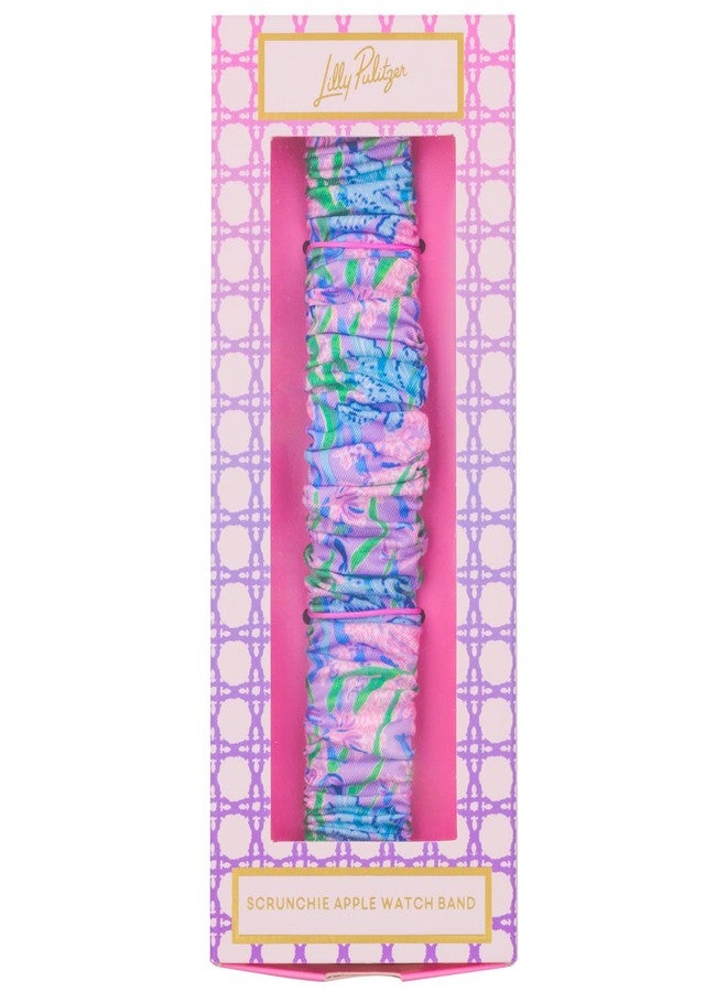 Lilly Pulitzer Scrunchie Band for Smart Watch, Sized to Fit 38mm, 40mm, 42mm, 44mm Smartwatches, Compatible with Apple Watch Series 1-6 (Secret Escape) - Image 4