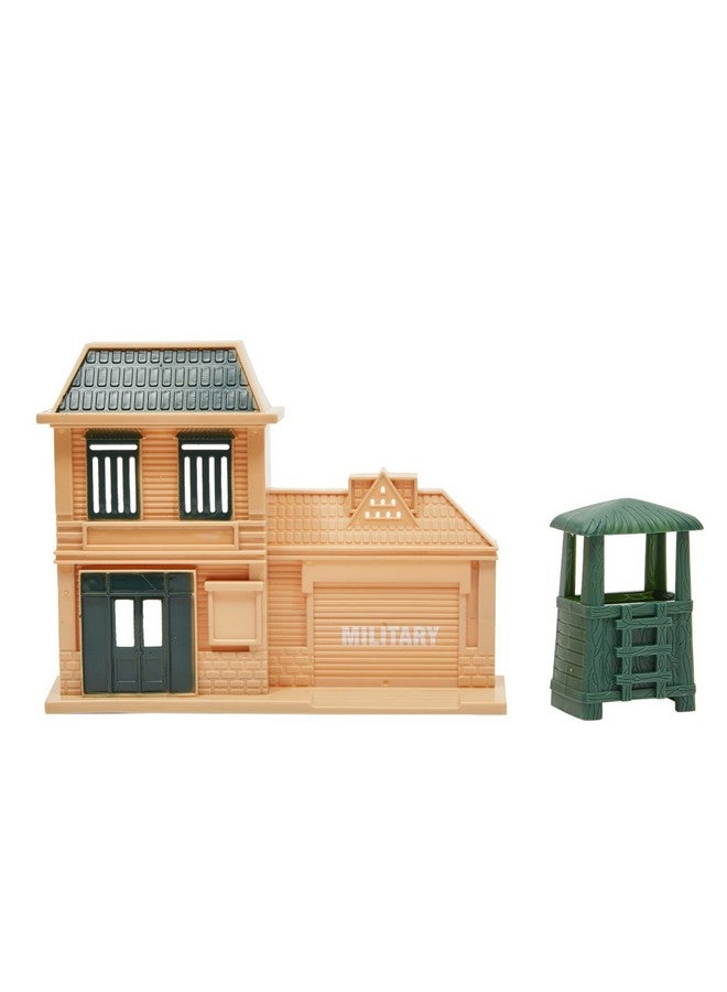 Blue Panda 300 Piece Military Toys Plastic Army Men with Tanks, Planes, Flags and Accessories for Boys - Image 5