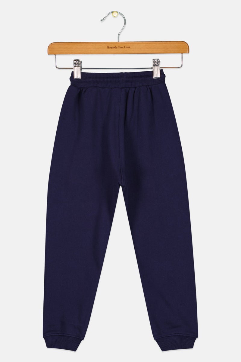 Reebok سروال رياضي خارجي للأطفال الأولاد، لون كحلي - Image 2